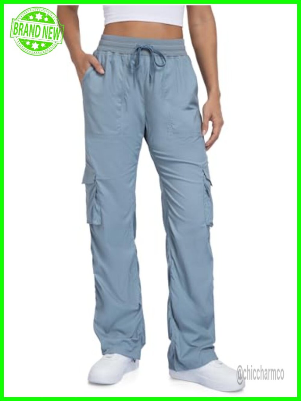 Tapata Womens Lightweight Cargo Dance Studio Jogger Pants Petite Tall